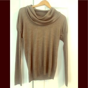 Oatmeal cowl neck sweater-new with tags. Limited